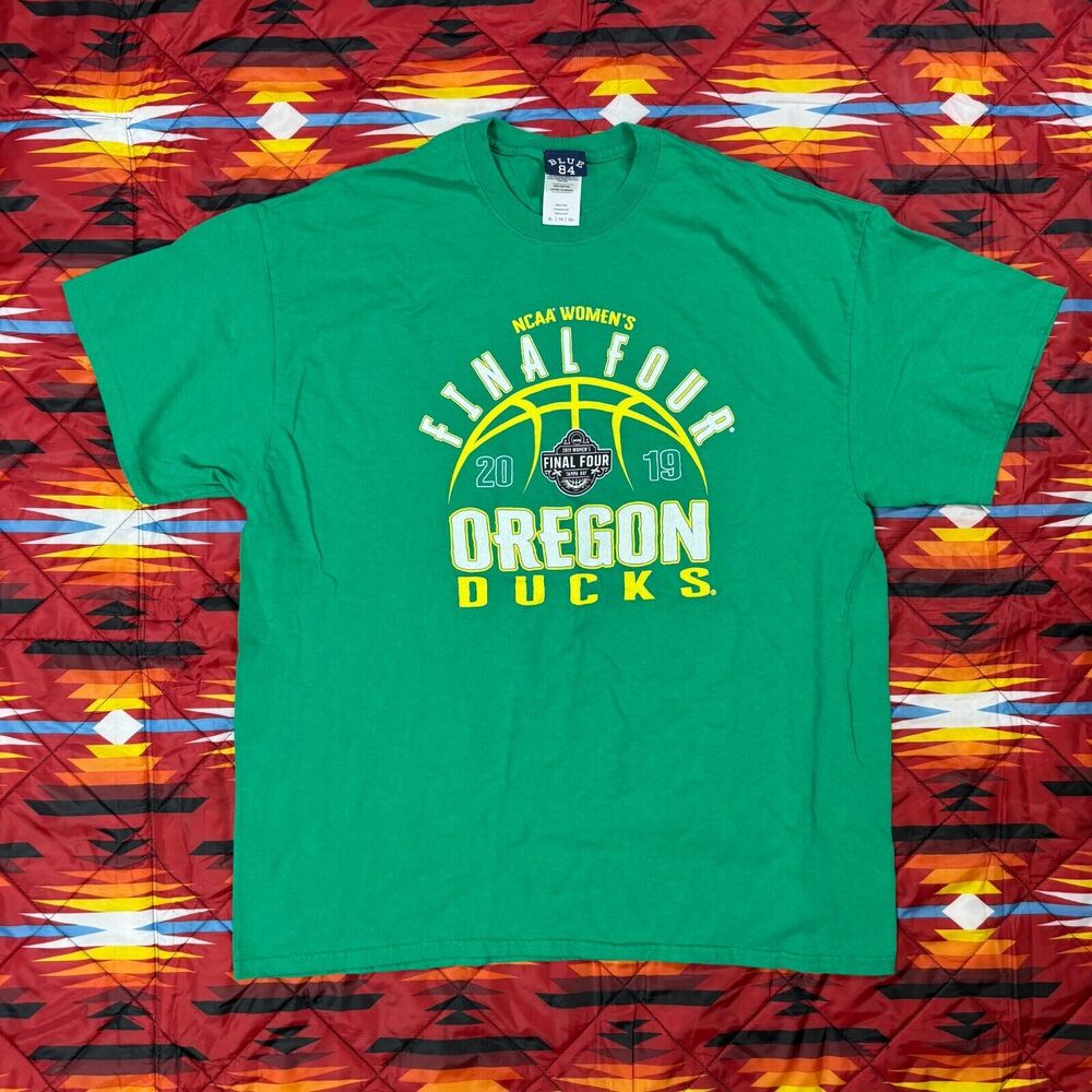Oregon Ducks Final Four Women's Basketball 2019 Shirt Blue 84 Adult XL Crewneck